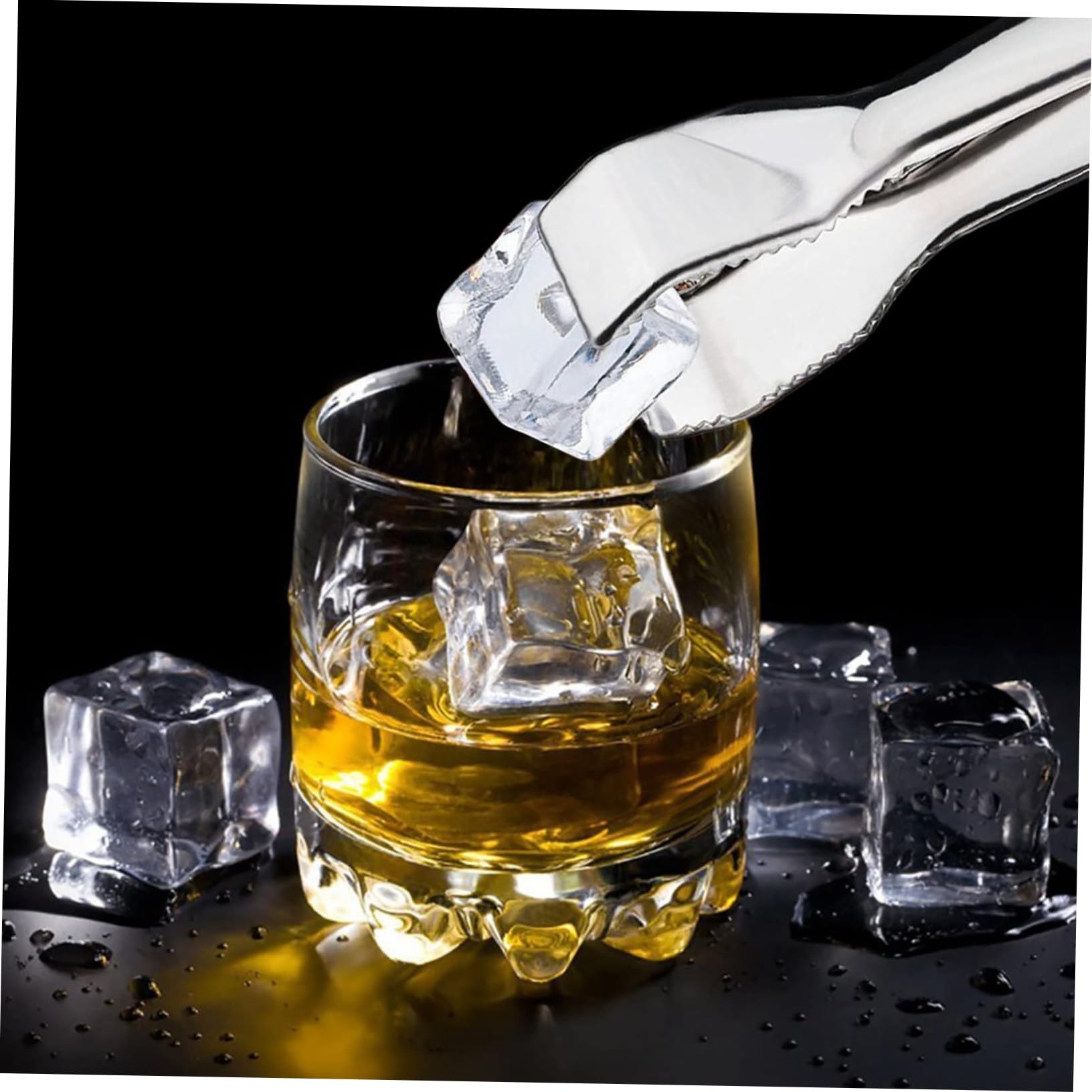 CIYODO Multifunctional Food Clamp Stainless Steel Ice Tong Tooth Perfect for Parties