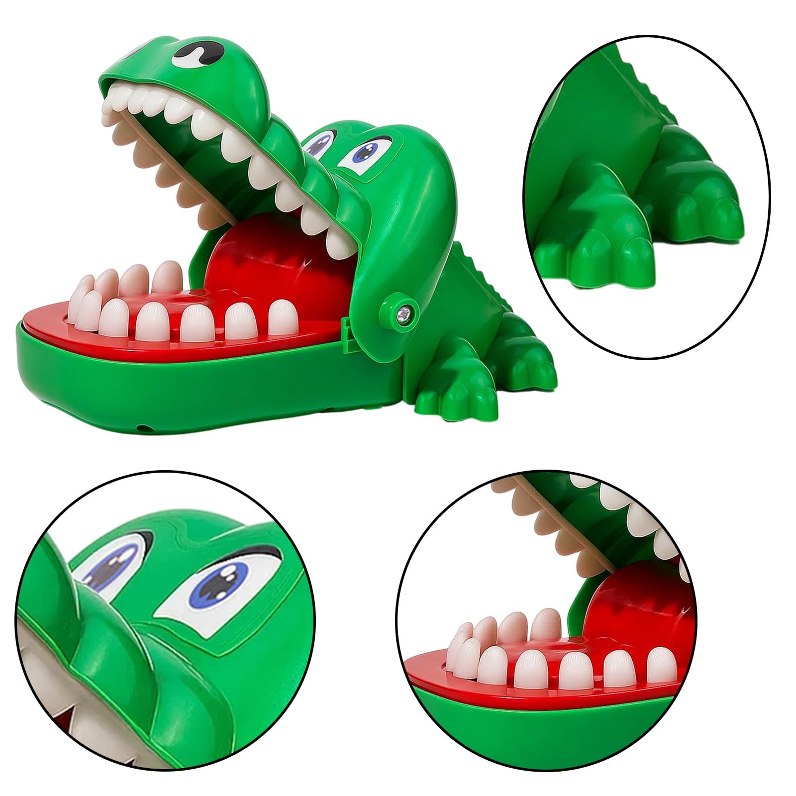 Hungry Hippos Crocodile Dentist Game, Interactive Crocodile Toy for Kids Fun Family Party Game for Children Aged 3-12 Years - Image 3