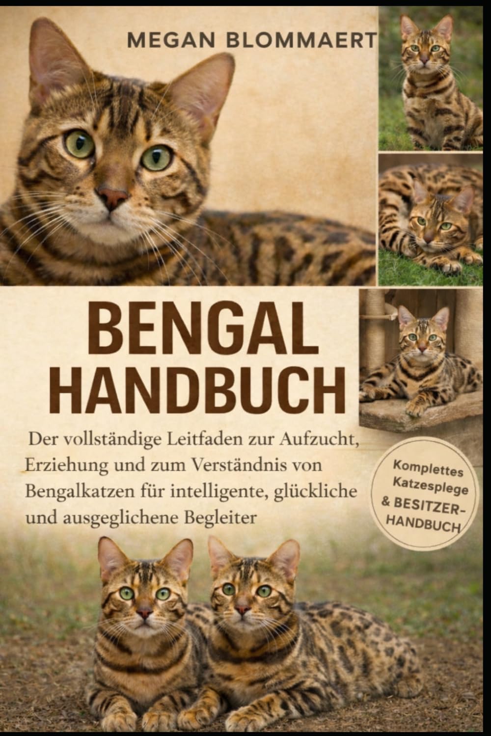 BENGAL HANDBUCH: Der vollständige Leitfaden zur Aufzucht, Erziehung und zum Verständnis von Bengalkatzen für intelligente, glückliche und ausgeglichene Begleiter
