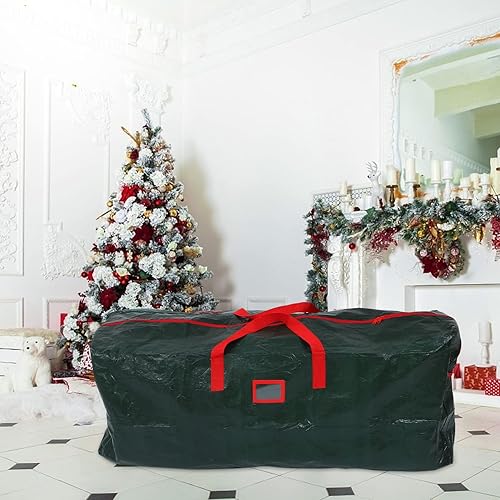 Miniatura 6 de iplusmile 1 bolsa de almacenamiento para árbol de Navidad, almacenamiento para el hogar para árboles artificiales, resistente contra el polvo y para
