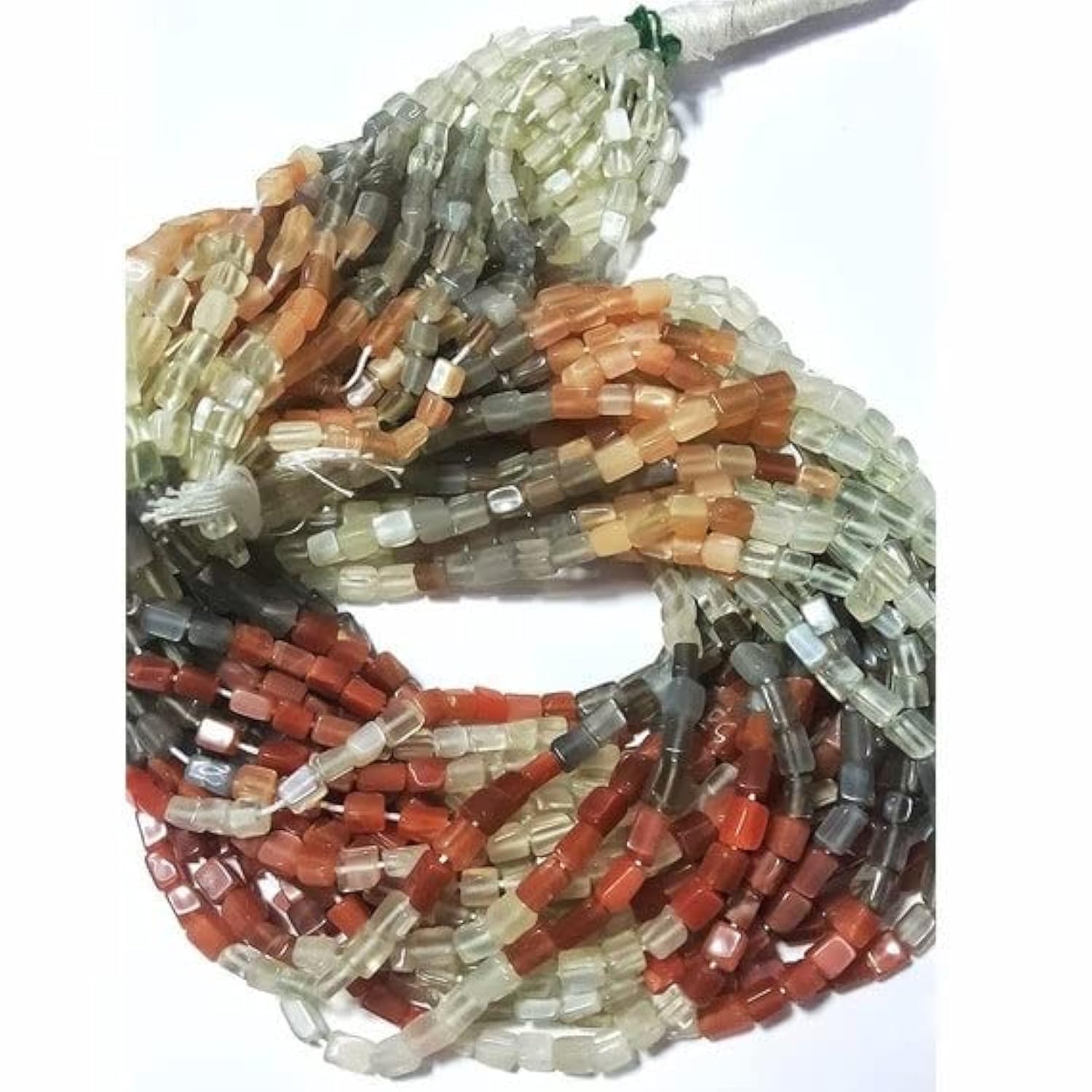 Gemstone Beads pierre de lune 3x5mm pour créer vos bracelets d'été
