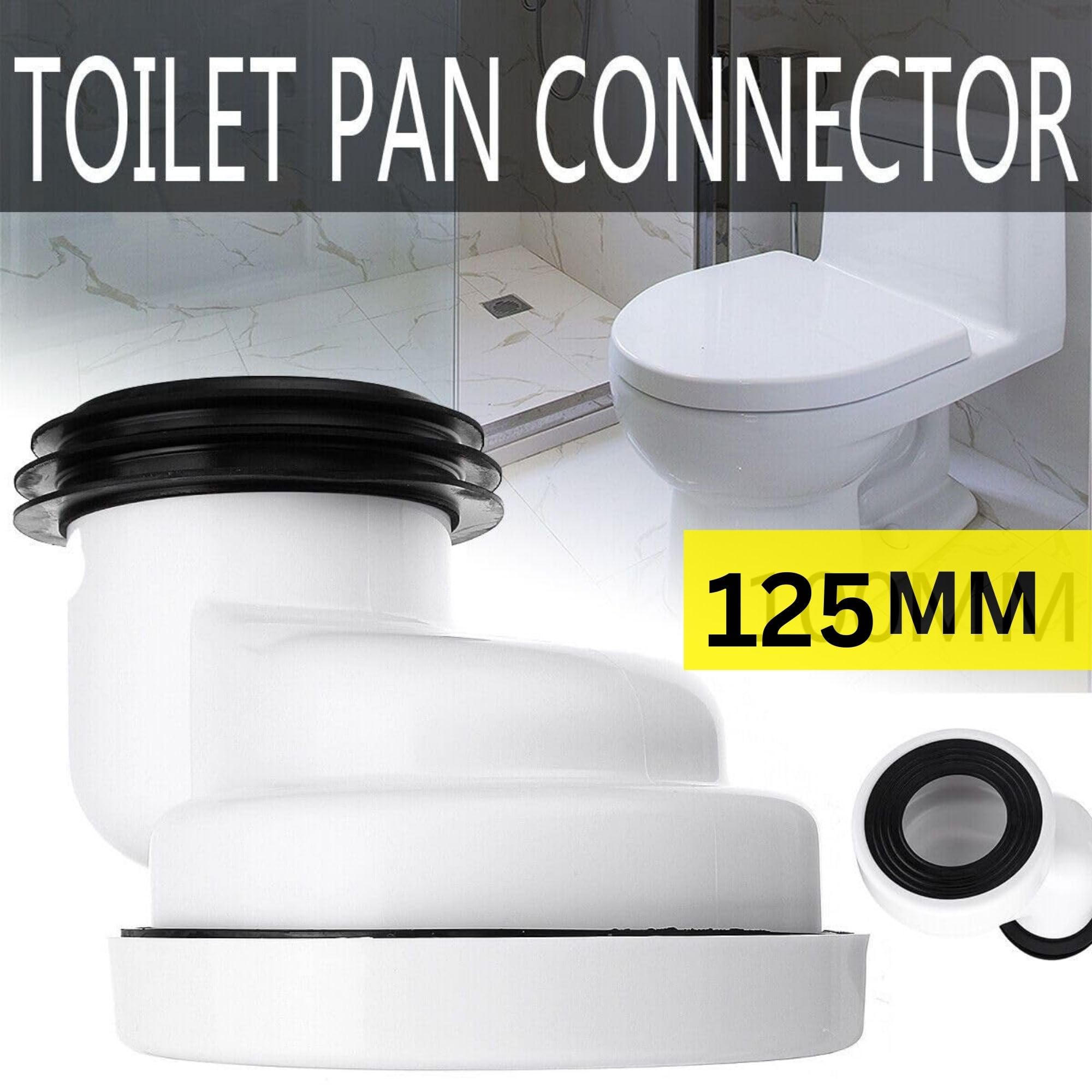 WC Pan Connector - Durable & Easy Install -4