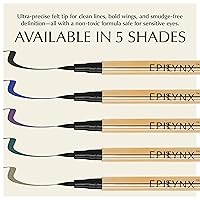 Vista 7 de EPILYNX Delineador líquido impermeable – Delineador de ojos líquido vegano a prueba de manchas de larga duración con punta de precisión para una