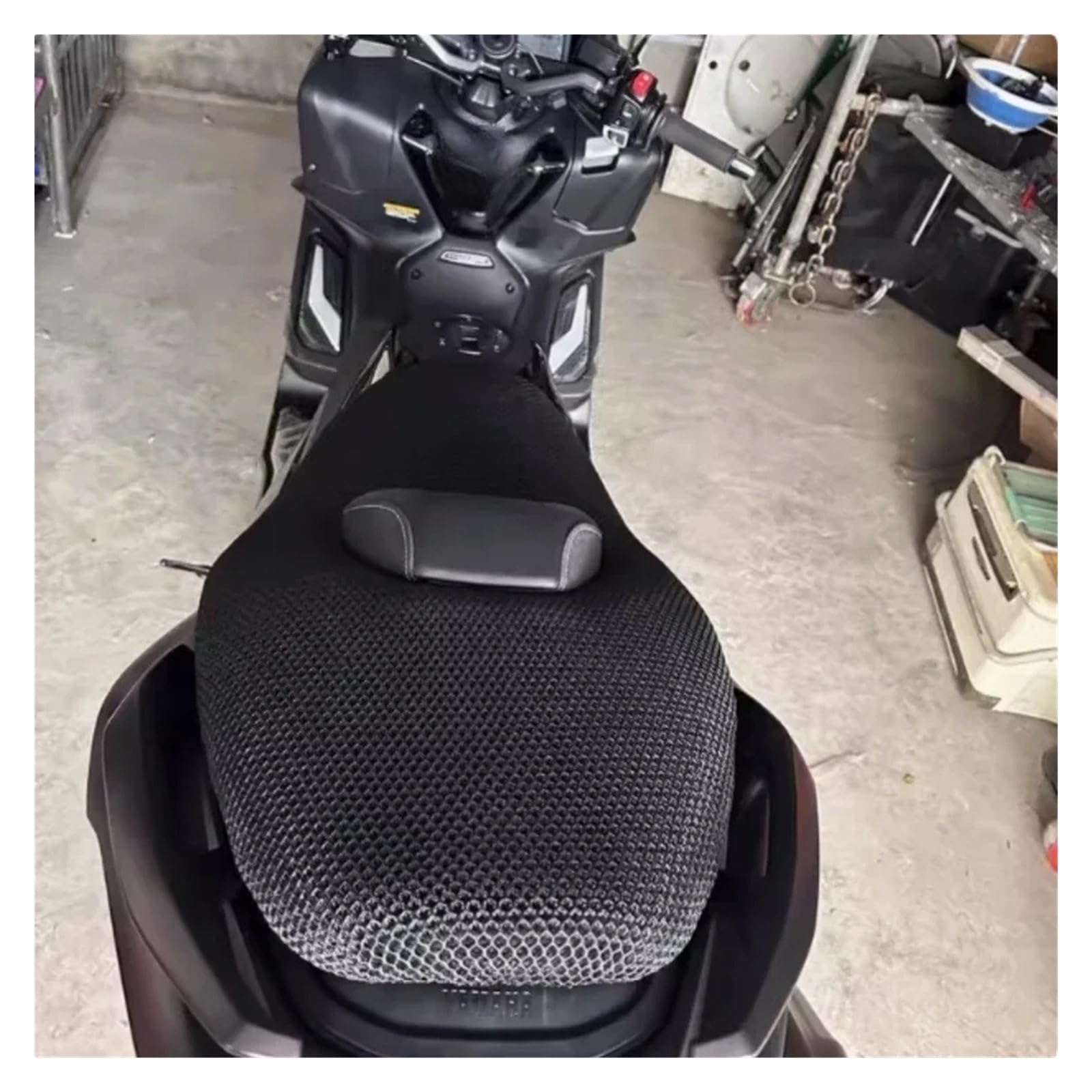 Motociclo Coprisedile Cuscino Per Yam&aha T MAX 560 3D Maglia A Nido D'ape Proteggere Cuscino In Tessuto Di Nylon Sella 2024 TMAX Accessori Copertura Di Sede Del Motociclo