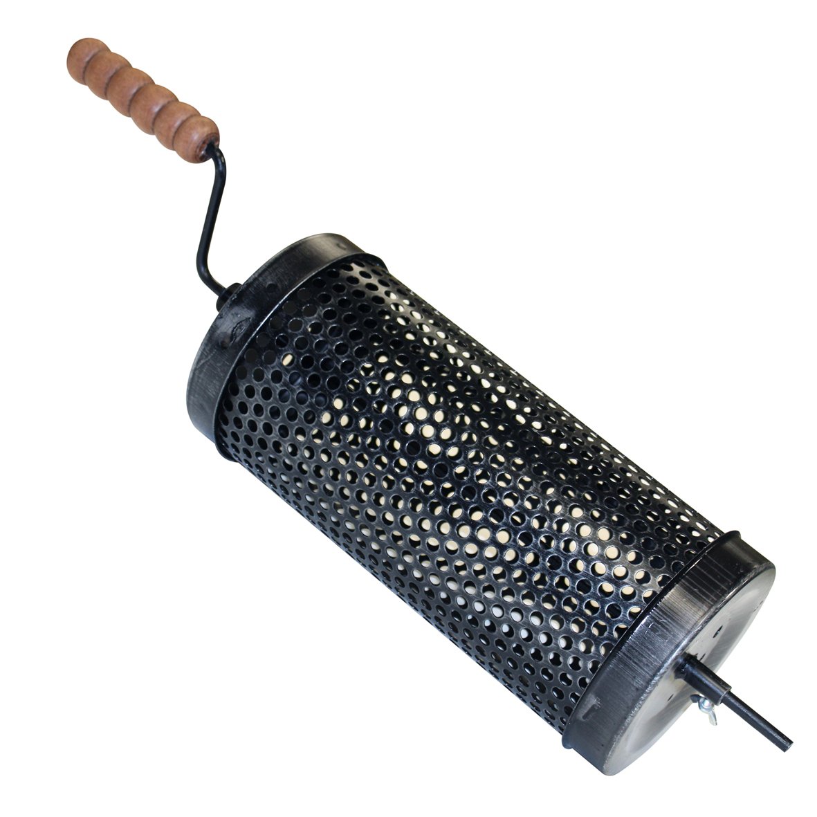 Panier à châtaignes Ferpro en acier noir, extracteur de saveurs pour brasero et cheminée