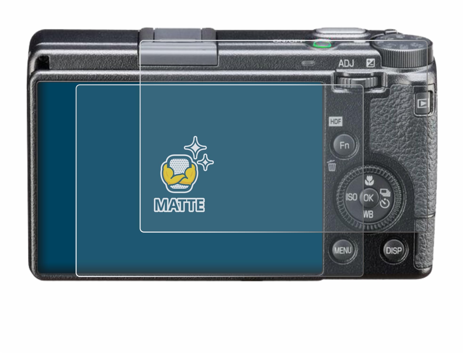 brotect 2-Pack Screen Protector Anti-Glare for Ricoh GR III HDF Screen Protector Matte, Anti-Fingerprint Protection Film