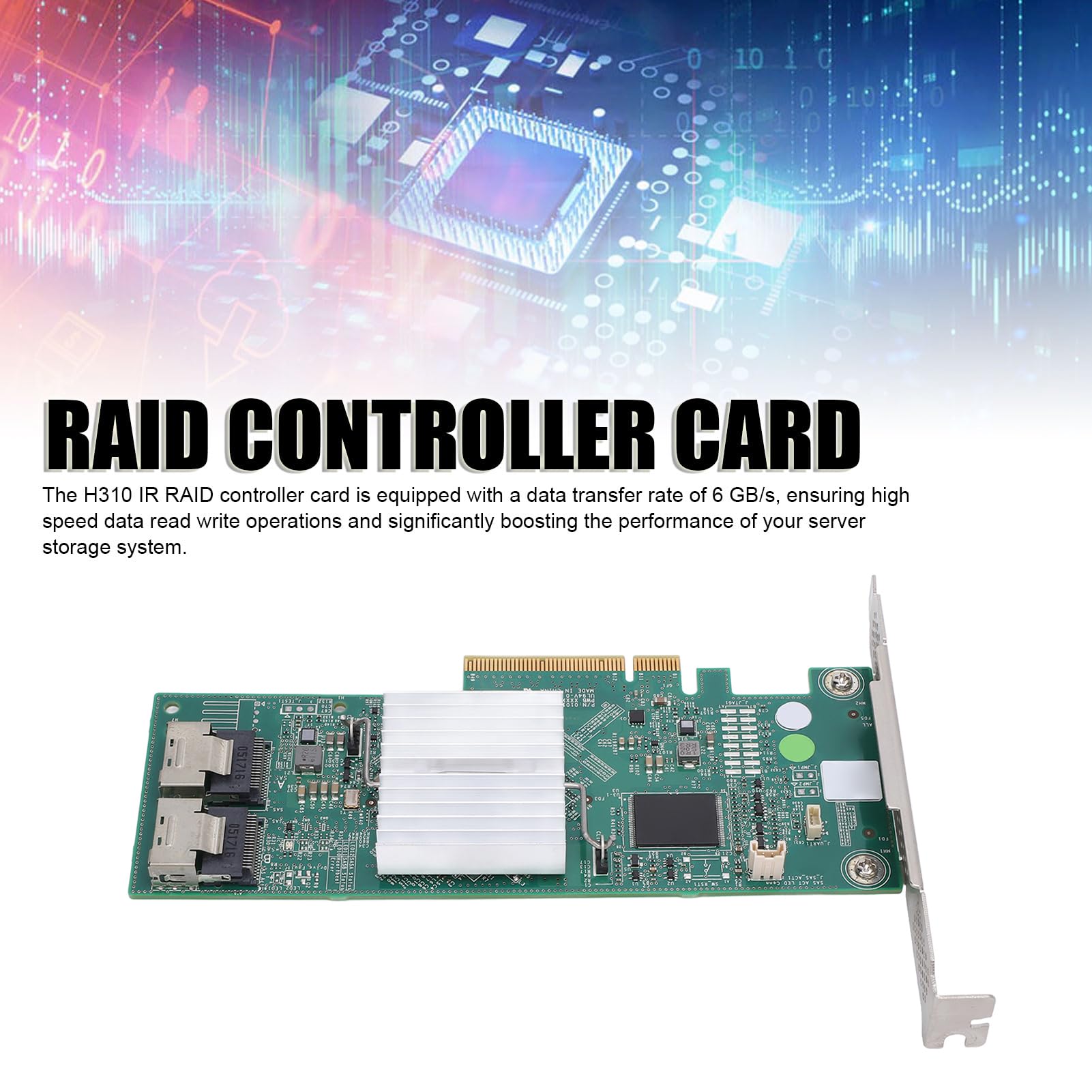 Scheda Controller RAID IR H310, Scheda Array SAS PCI Express X8 da 6 GB/s per system Server