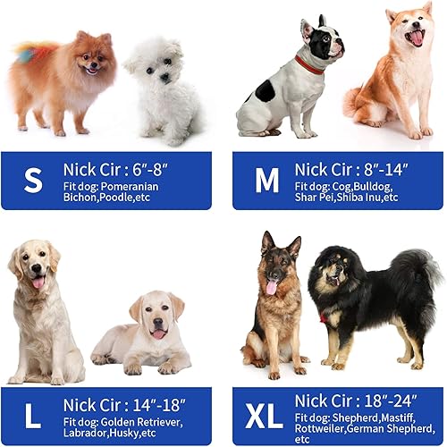 Miniatura 3 de MCHY Cono inflable impermeable para perro, collar de recuperación ajustable para perros después de la cirugía, evita mordeduras y arañazos, no