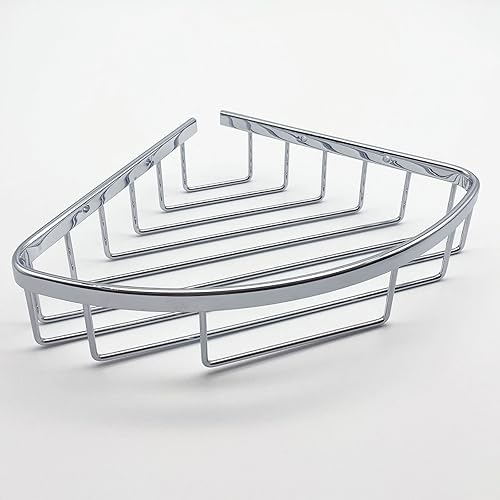 Cesta clásica de la esquina de la ducha para el cromo pulido material del latón del sostenedor del jabón del