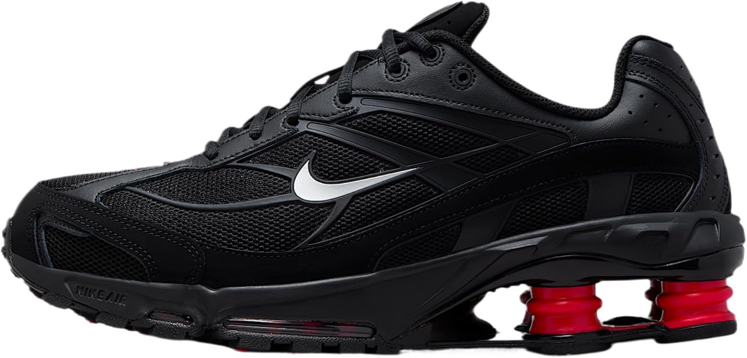 Nike Shox Ride 2 Black/Metallic Silver-University Red