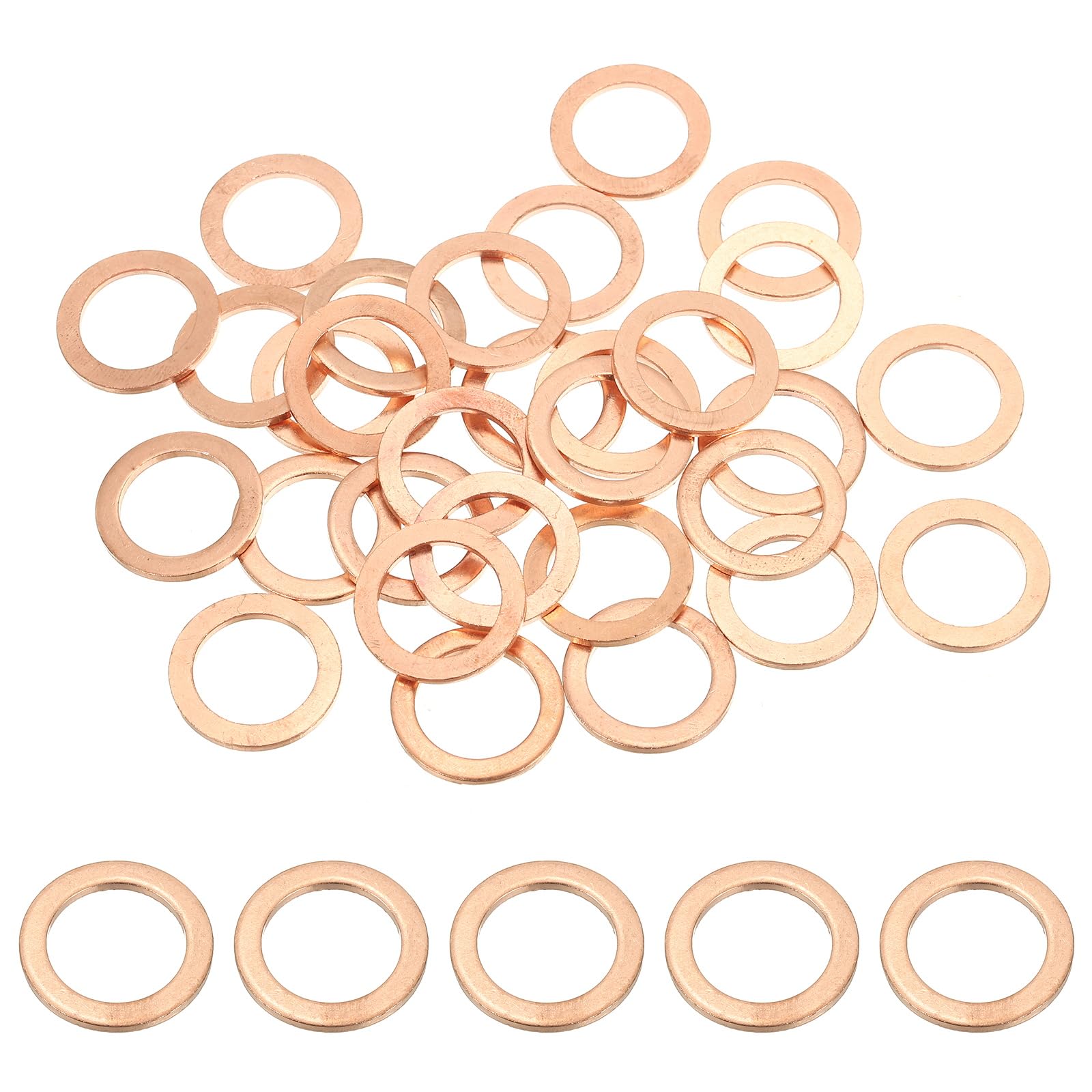 PATIKIL M14 Copper Washer Sealing Ring