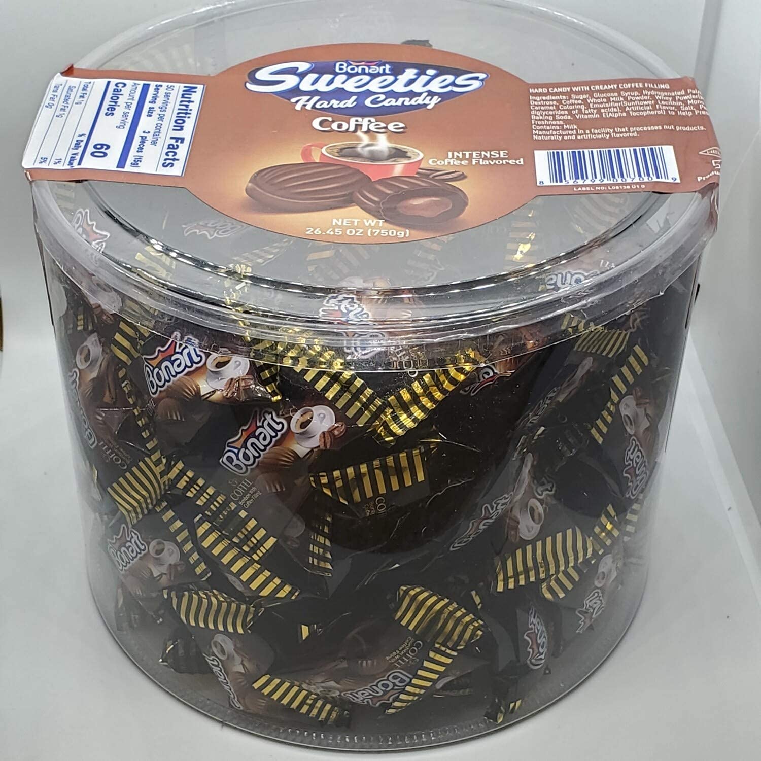 Amazon.com : Bonart Sweeties Coffee Hard Candy Center Filled 750gr