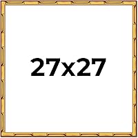 Vista 78 de Poster Palooza Marco de madera maciza de bambú dorado de 12 x 8 pulgadas con acrílico UV, respaldo de tablero de espuma y accesorios para colgar