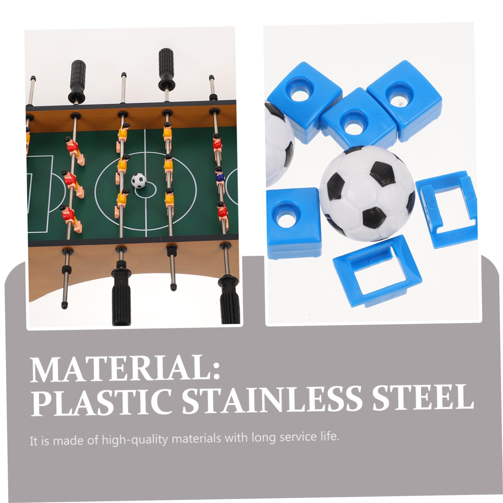 Gioco da Tavolo Calcio Balilla per Ragazzo Ragazza e Famiglie, Plastico Resistente Verde, Miglioramento Coordinazione Mano-occhio, Gioco Interattivo per Casa