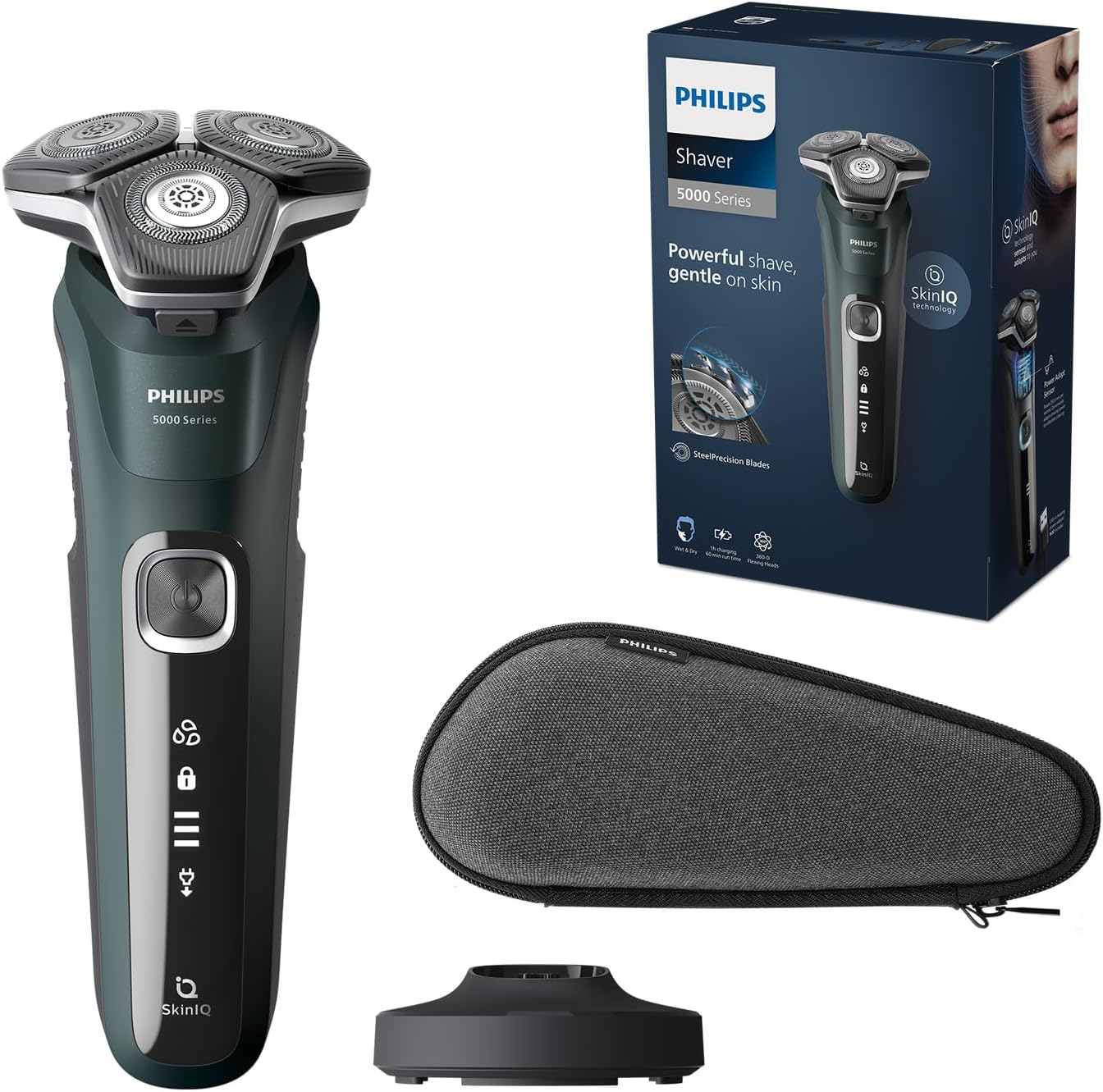 Philips Shaver Series 5000 – Elektrischer Nass- und Trockenrasierer für ...