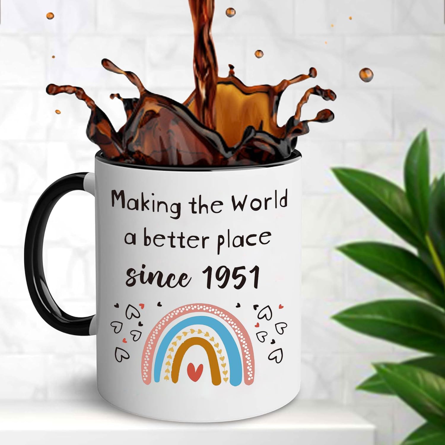 1951 75th Birthday Gifts for Women Men 75th Coffee Mugs 75 Year Old  Birthday Gift 1951