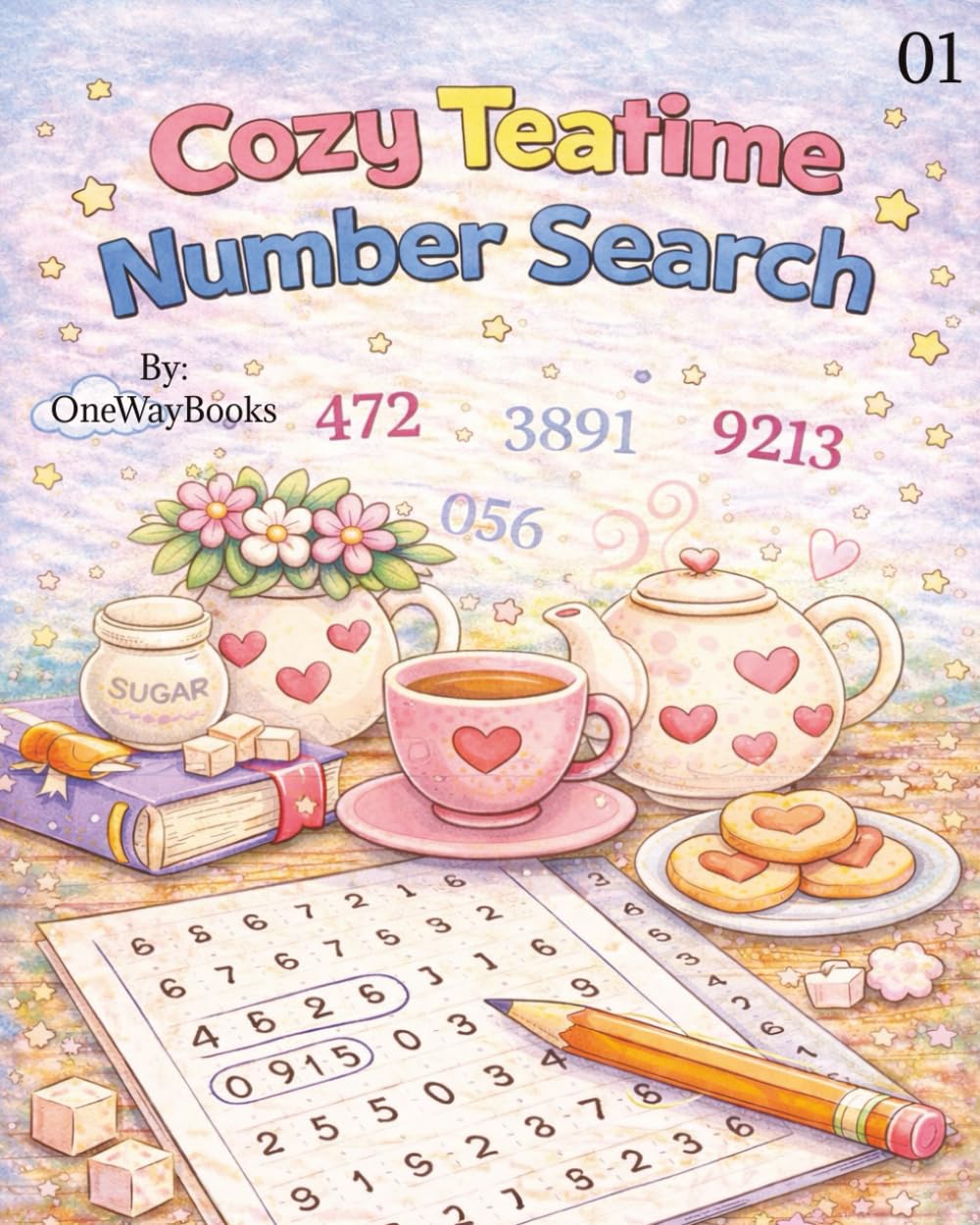 Cozy Teatime Number Search: Book 01