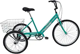 Bike Bicicleta Triciclo Adulto Aro 20 Food Bike Azul Turquesa