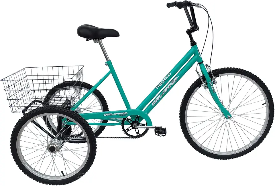 Bike Bicicleta Triciclo Adulto Aro 20 Food Bike Azul Turquesa