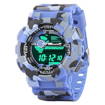 Emartos Digital Mens Watch (Multicolored Dial Multi Colored Strap)