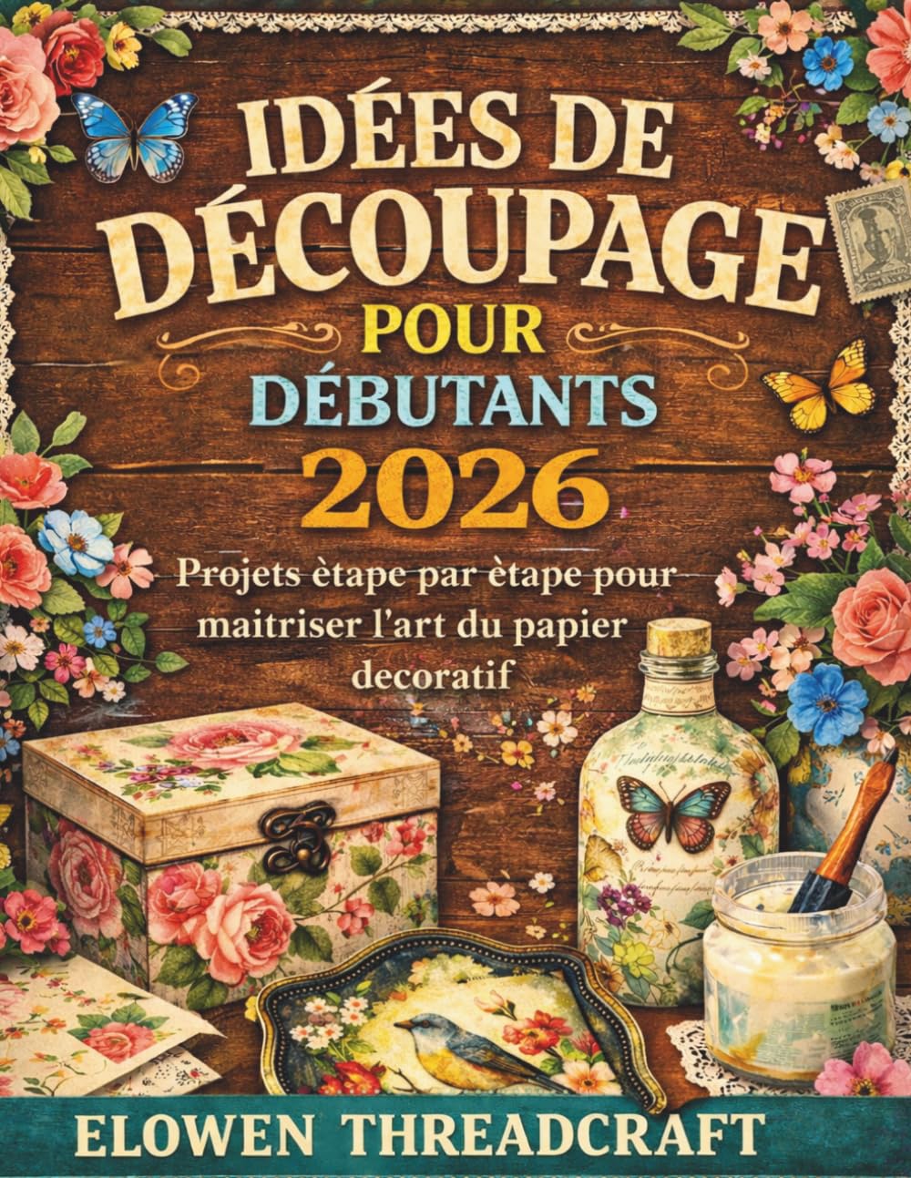IDÉES DE DÉCOUPAGE POUR DÉBUTANTS 2026: Projets étape par étape pour maîtriser l'art du papier décoratif