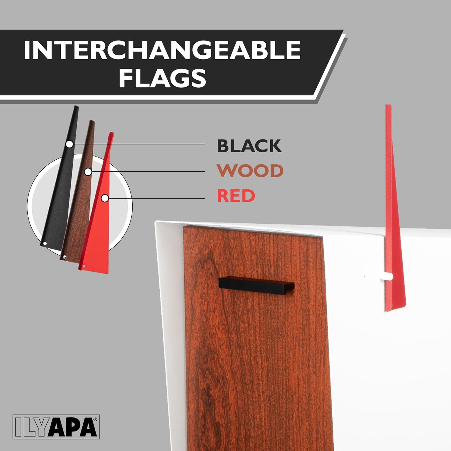 lyapa Modern Mailbox with Angle Design Mailbox and Double Post