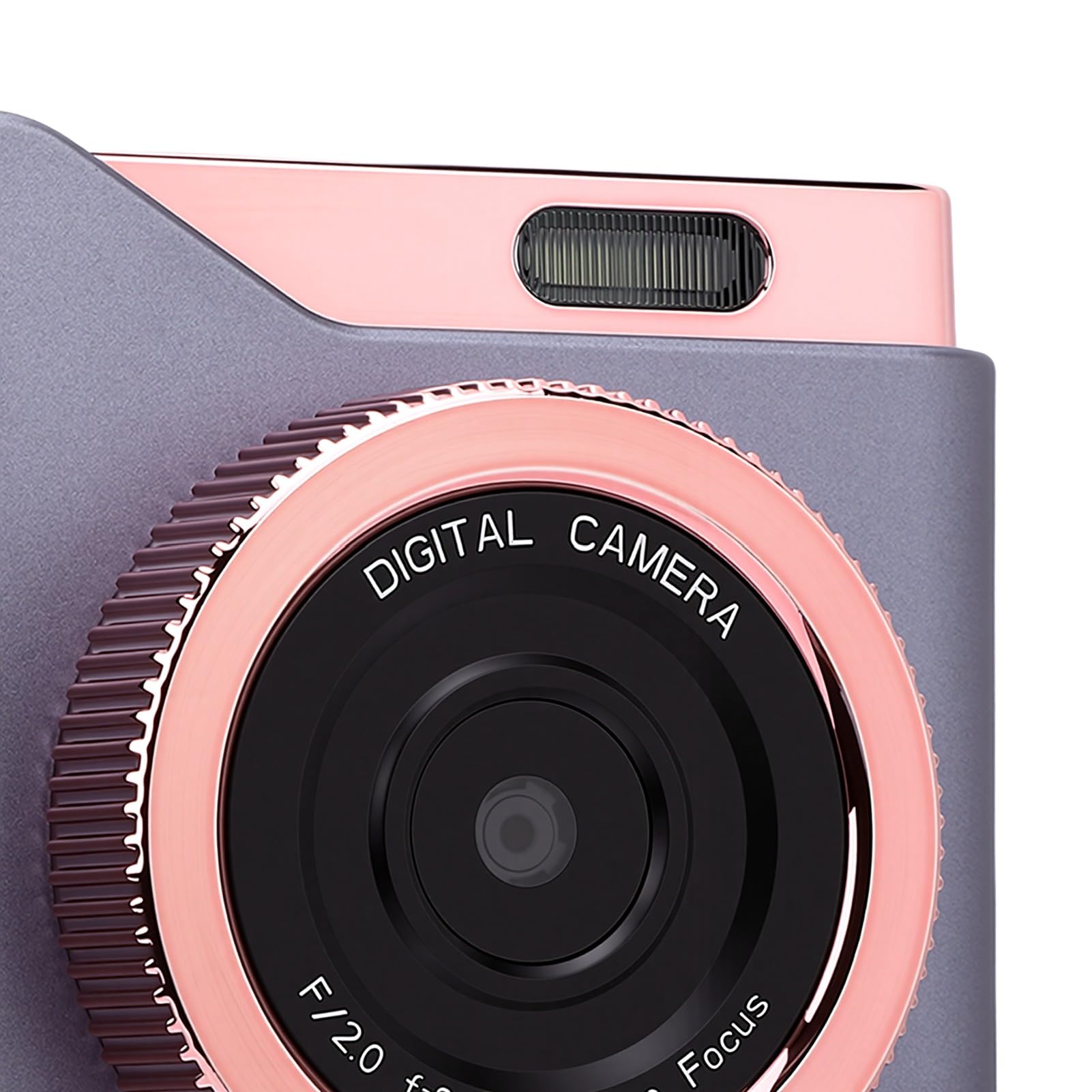 LICAEVEY Fotocamera Digitale 4K, Fotocamera Selfie Doppio Schermo da 48 MP con Registrazione Video, Zoom 8X, Messa a Fuoco Automatica, per Fotografia per Principianti, Anti-Shake