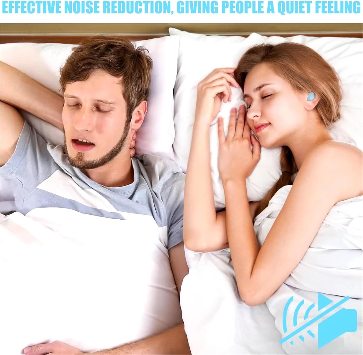 Swimming Ear Plugs 180pcs Silicone Ear Plugs Reusable Earplugs for Sleeping Swimming Studying Flying Noise Reduction Flexible for Adults(White)