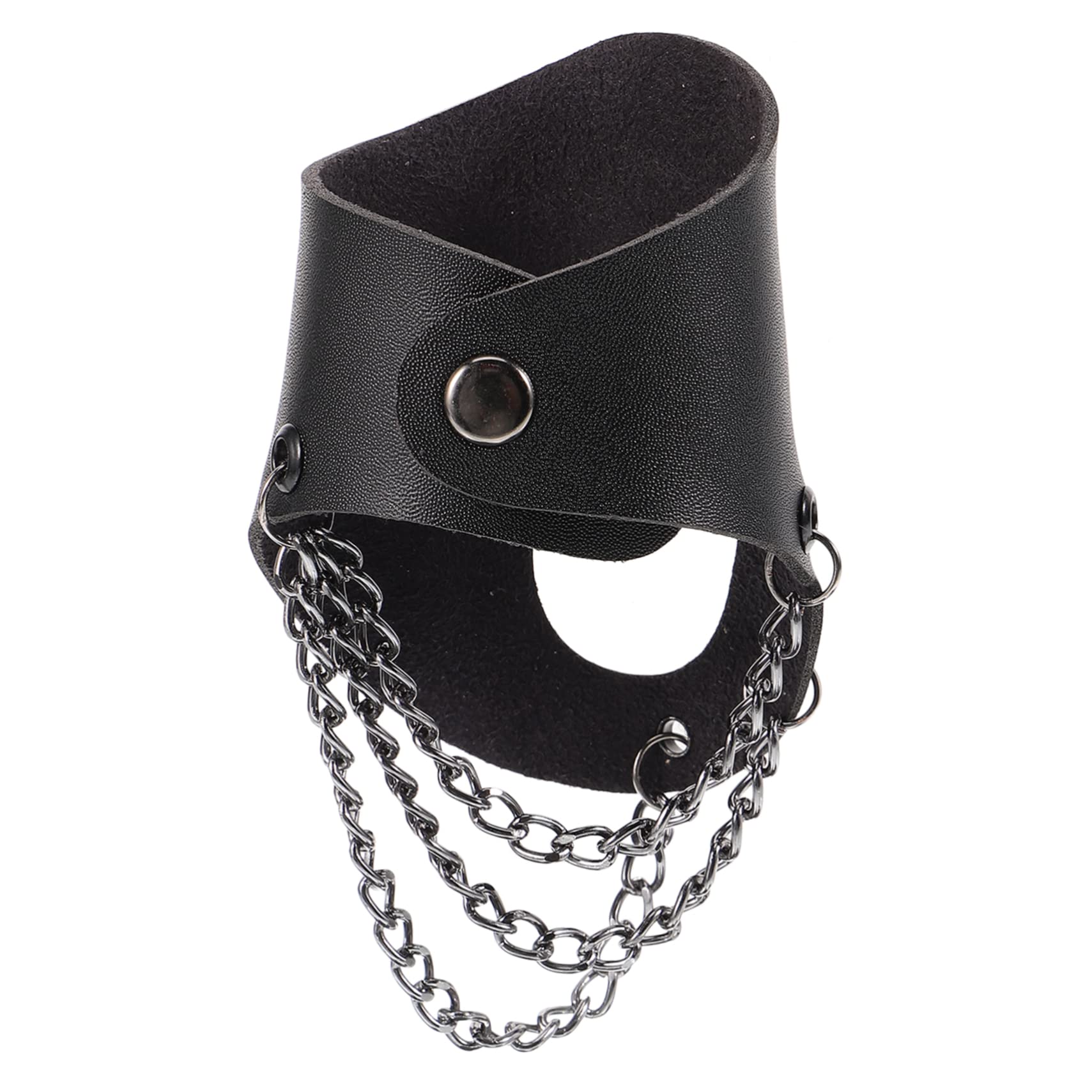 TOVINANNA 4pcs Fingerless Gloves Women Gothic Rhinestone Half Finger Gloves for Men Button Comfortable for Outdoor Use