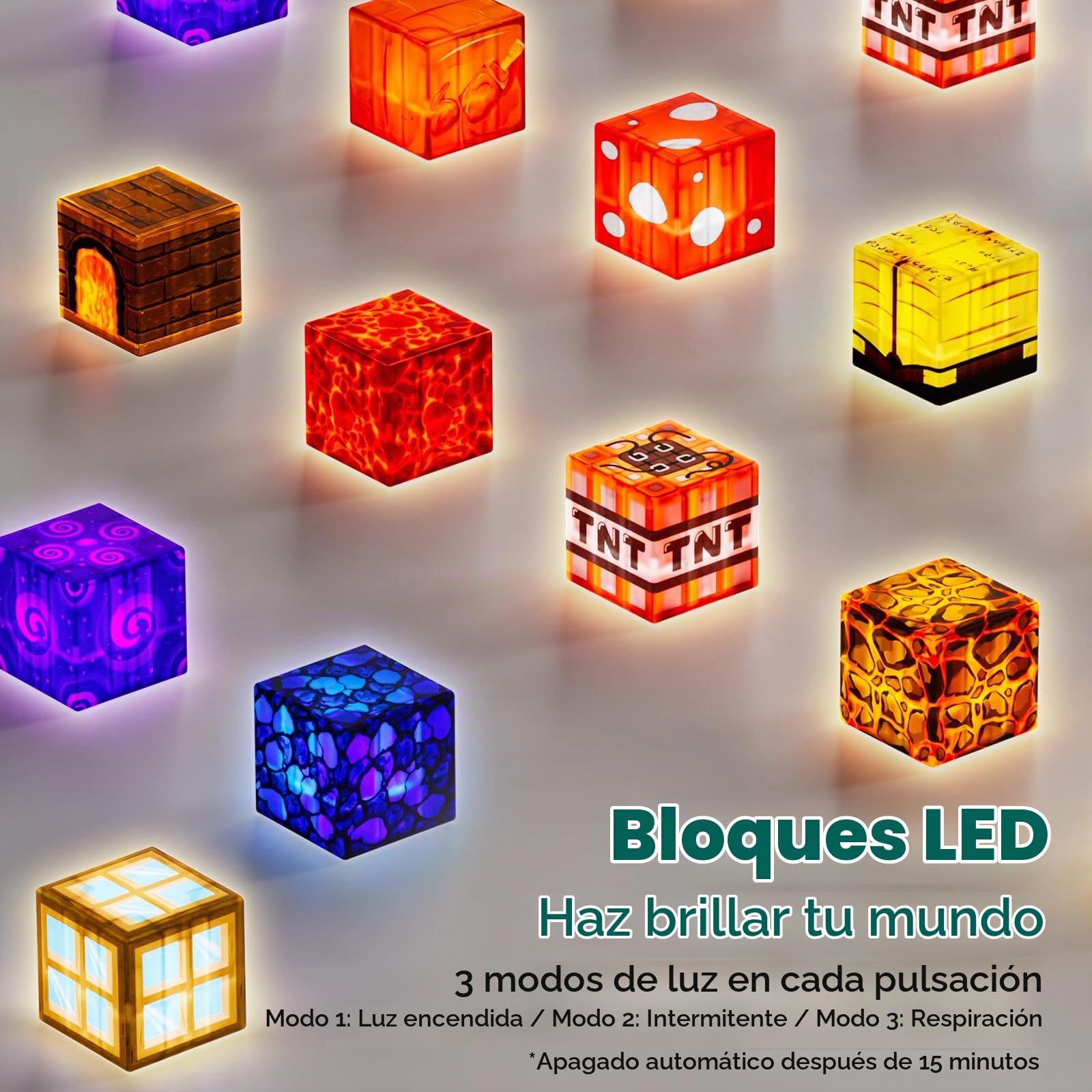 Goody King Bloques Magnéticos Construcción Niños 200 Piezas + 8 Bases - 4 Temáticos: Portal, Mina, Ruinas Crepusculares y Habitación, Juego de Construcción Educativo Regalo para Niños de 4 a 12 Años