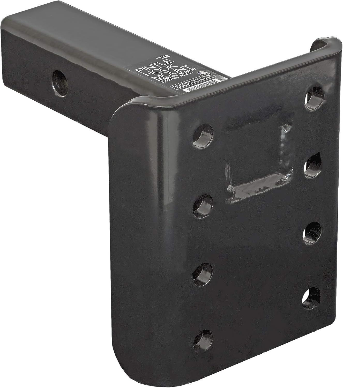 Buyers Products PM90 Pintle Hitch Mount, 3 Position With 9 Inch Shank,Black