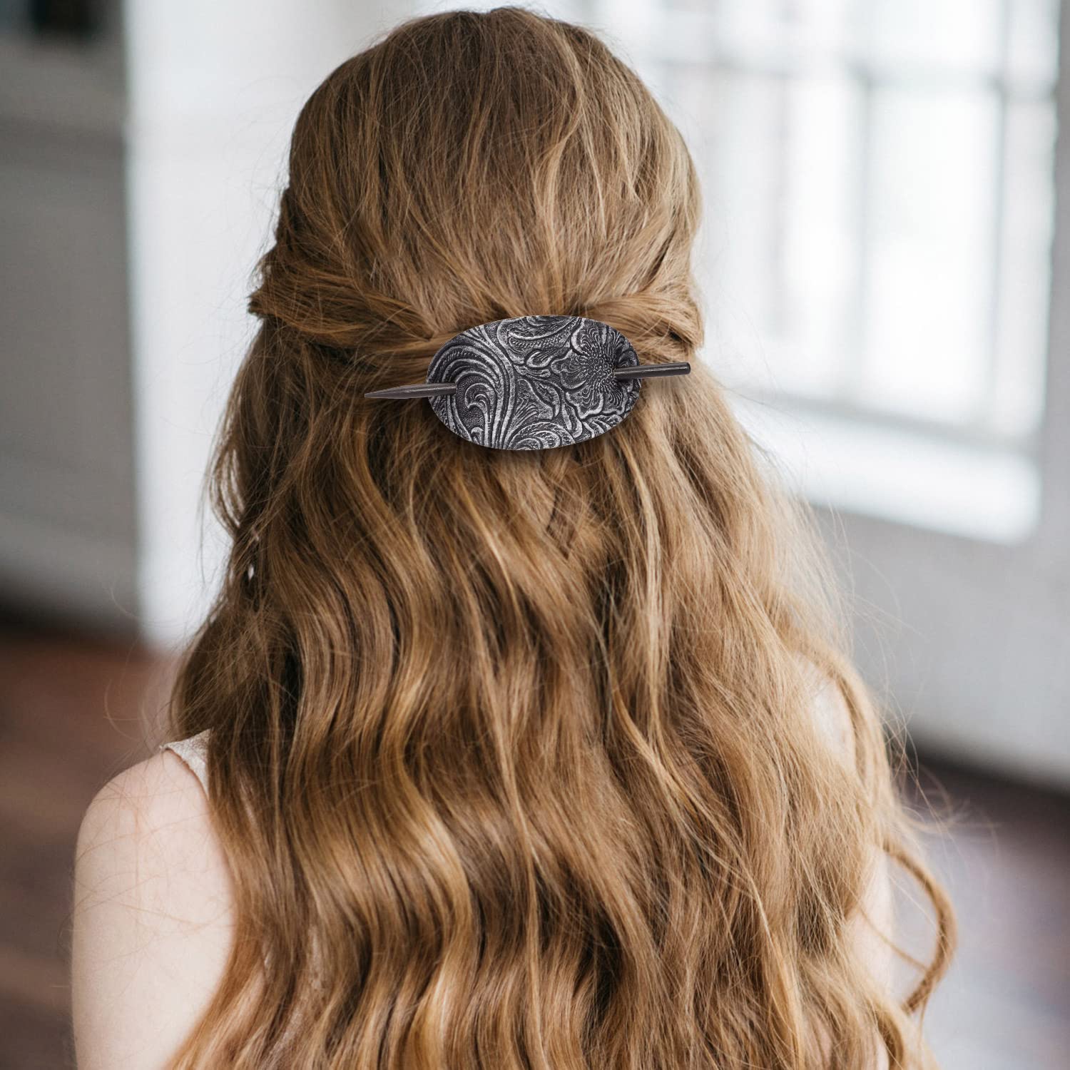Grande pince à cheveux 9 cm – Fabrication française