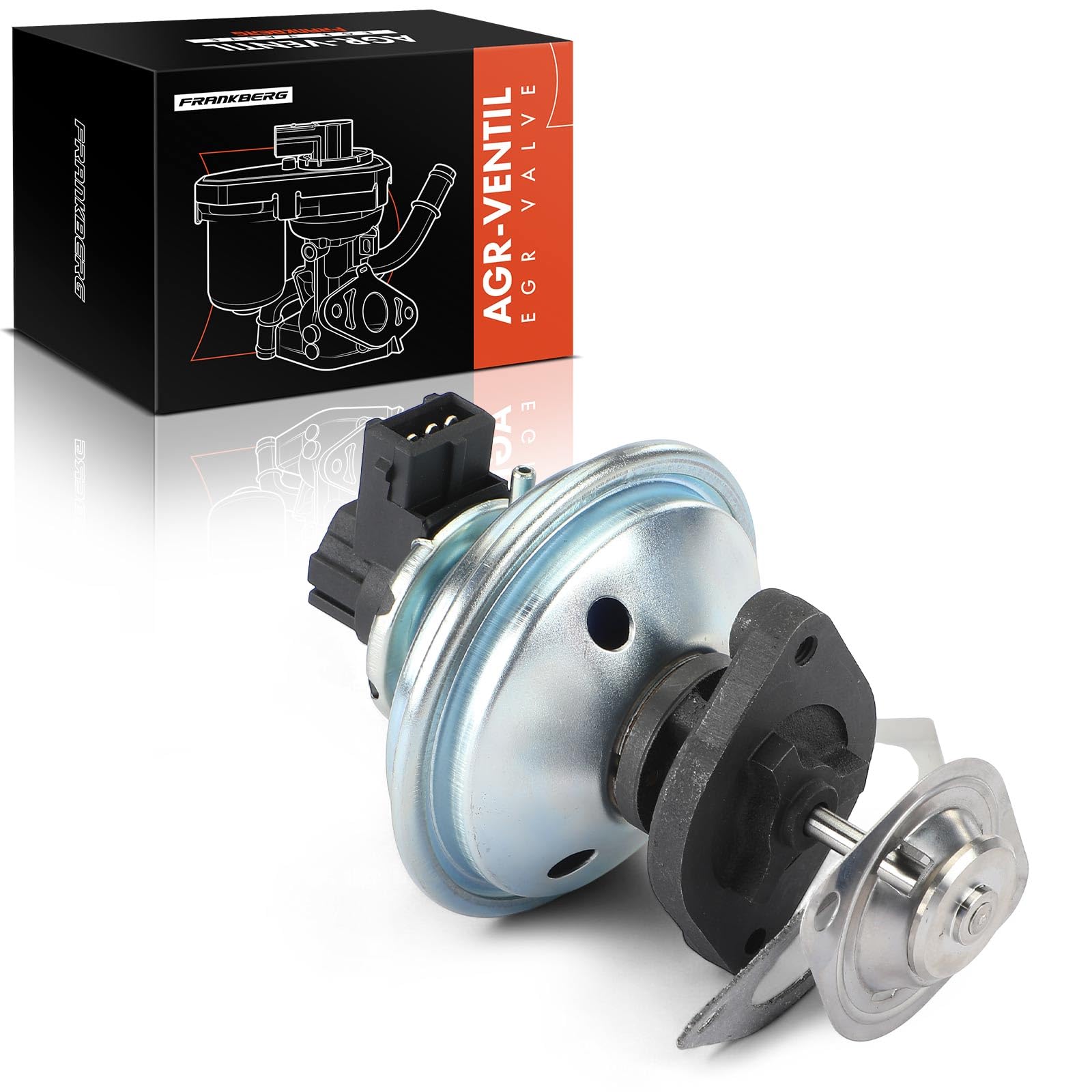 Frankberg Vanne EGR (recirculation des gaz d'échappement) à 3 broches | Compatible avec: Série 1 Cabriolet E88, Série 1 E81, Coupé Série 3 E92, Série 3 Touring E91, Série 3 E90