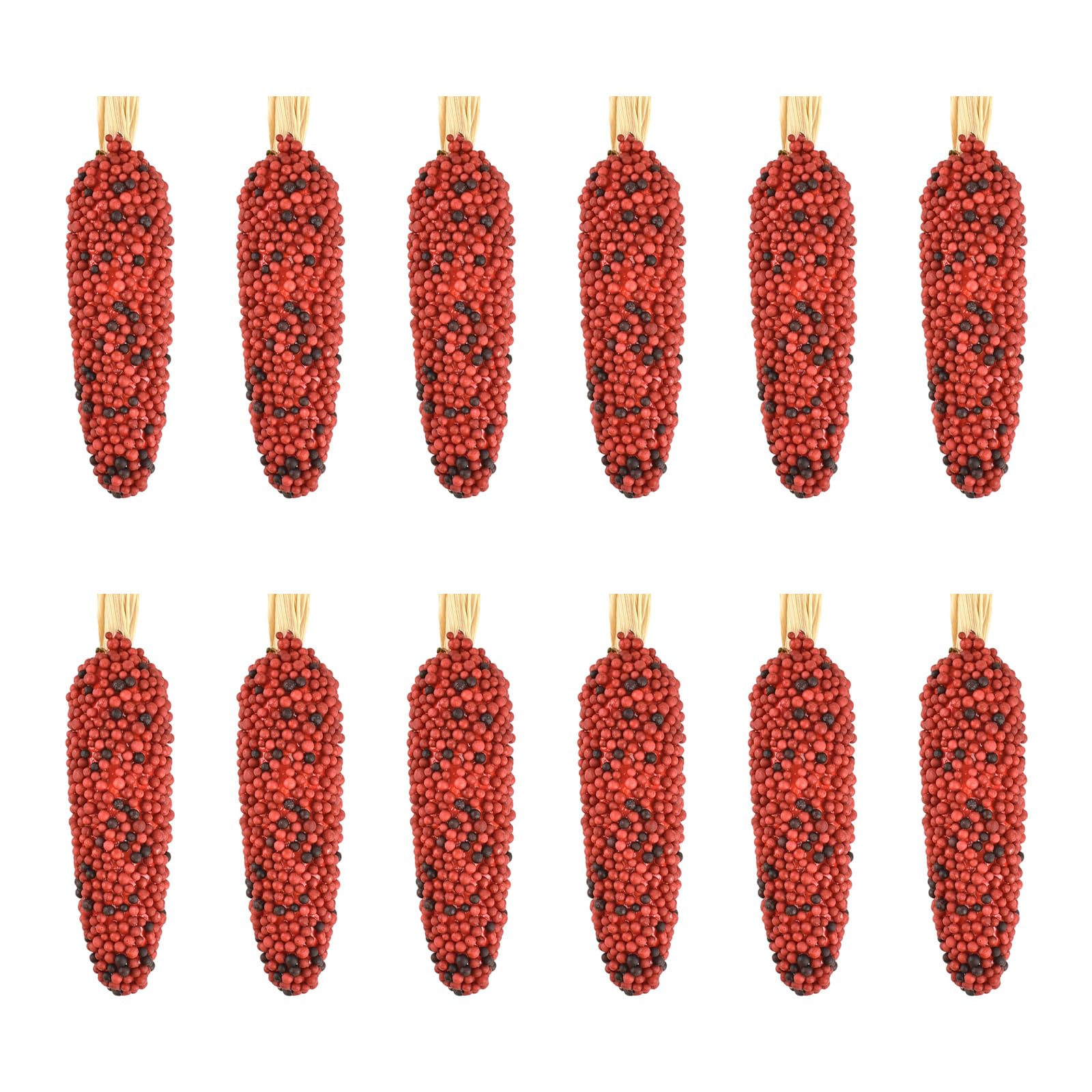 Jazuaiao 12X Realistic Spume Corn Ornamentation Fall Harvest Display Factors for Home Formatting and Photo Stalks Polystyrene Corn Photography Characteristics