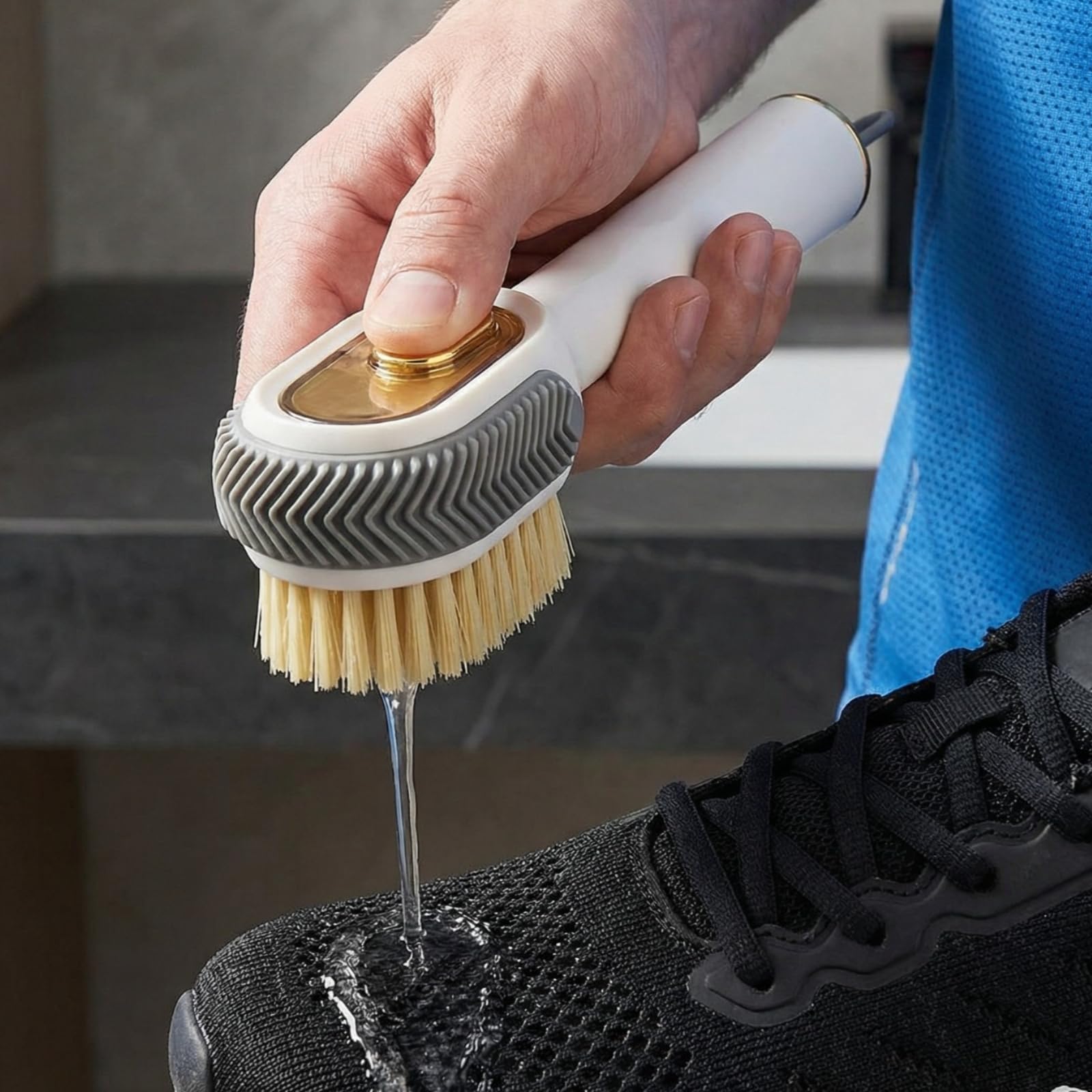 Multi-Functional Liquid Shoe Cleaning Brush - Soft Bristle Eraser Brush Kit for Sneakers, Shoes & Quick Care