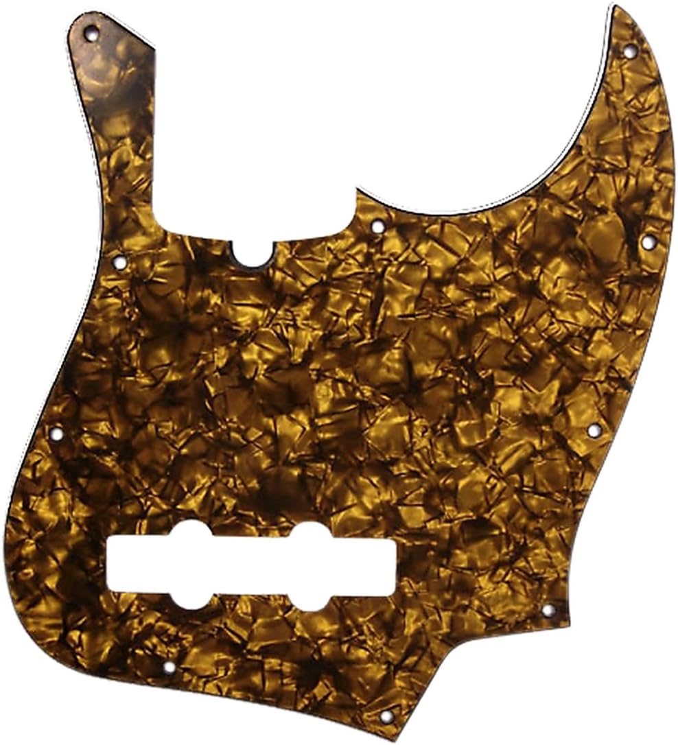 D’Andrea Jazz Bass Pickguards for Electric Guitar, Gold Pearl