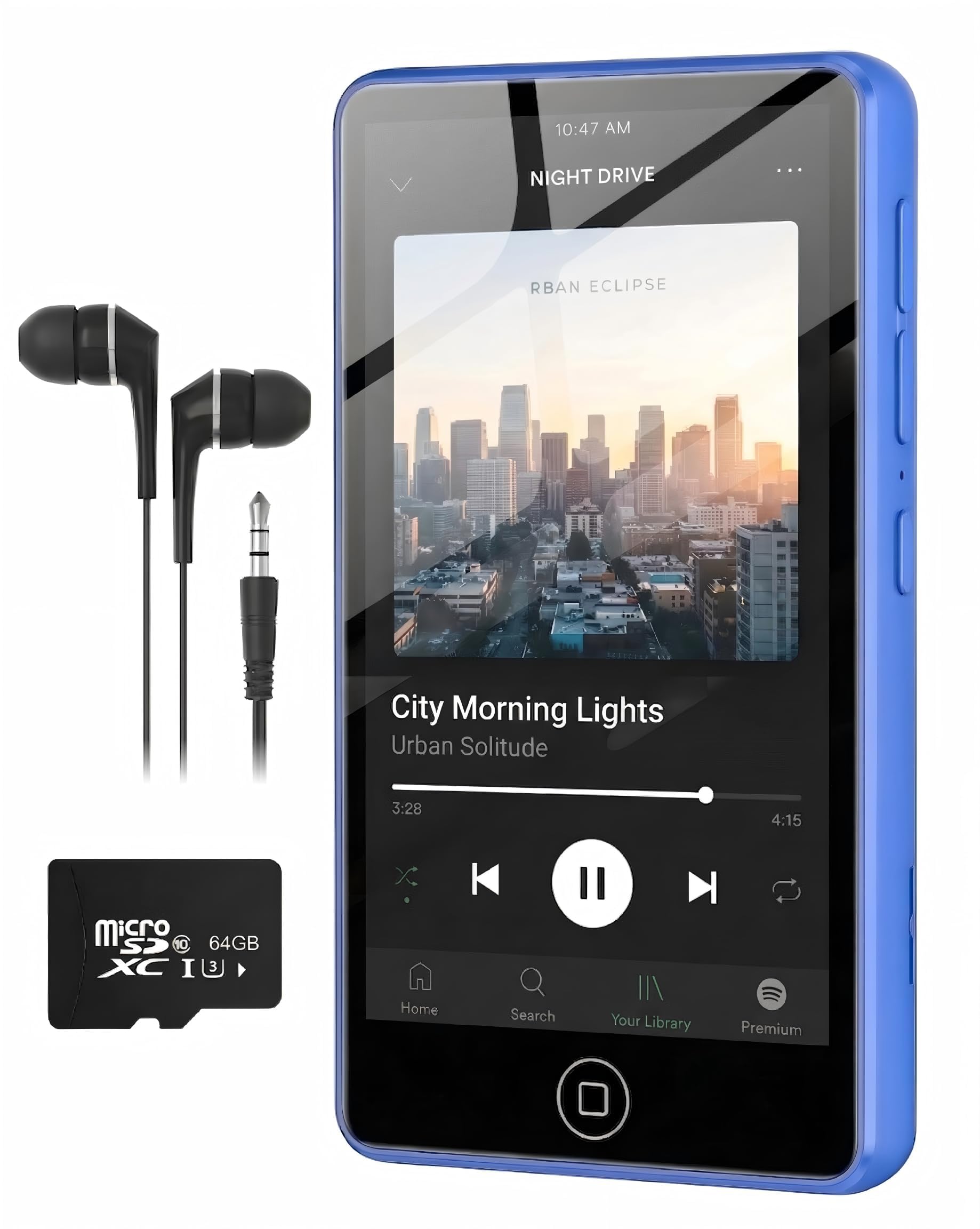 AGXOV 128GB MP3 Player Bluetooth