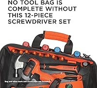 Vista 8 de BLACK+DECKER Magnetic Screwdriver Set, Phillips, Flat Head, and Precision Screwdrivers, 12-Piece (BDHT65002)