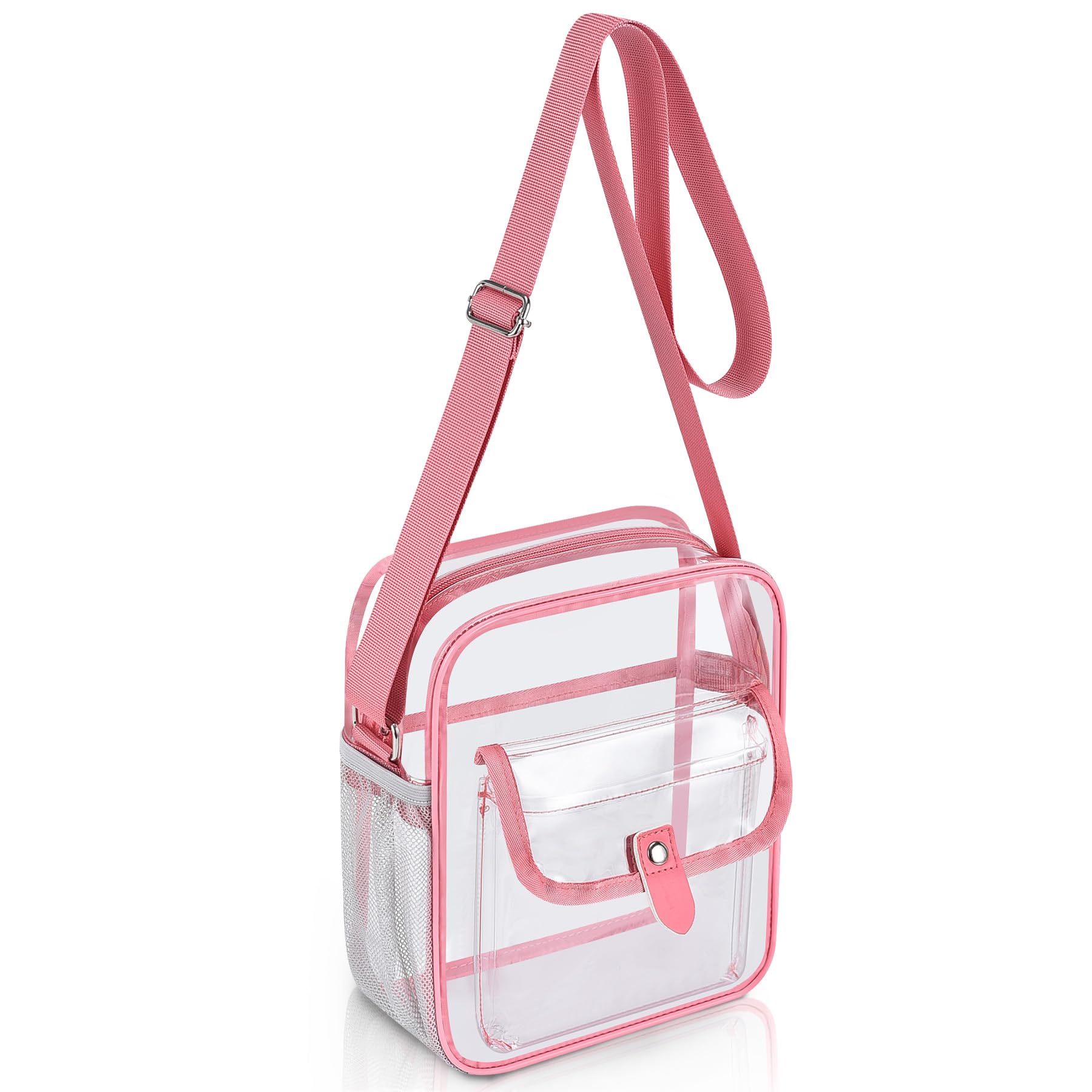 SPODEARS Clear Crossbody Bag for Stadium with Bottle Holder
