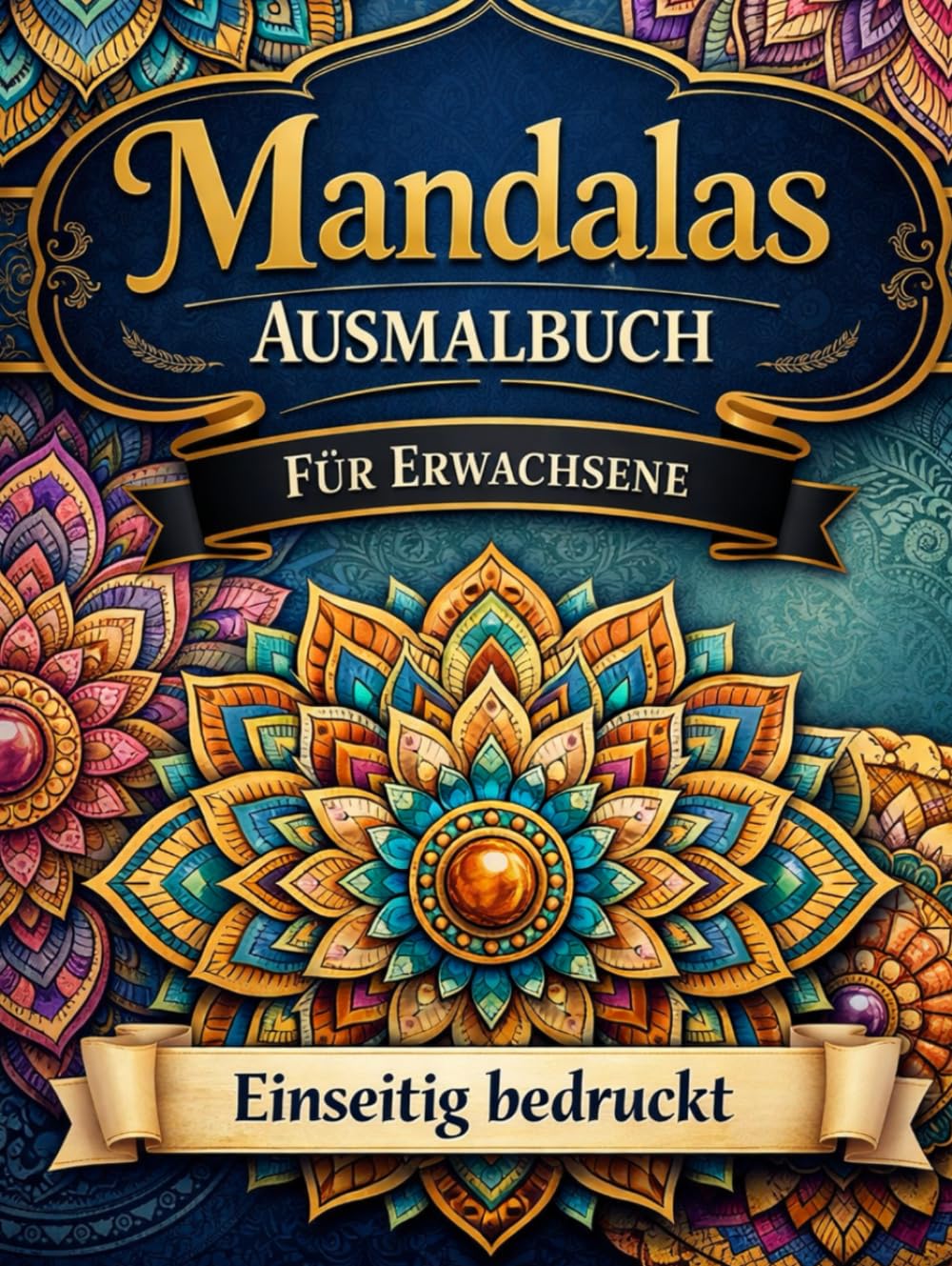 Mandalas Ausmalbuch: Für Erwachsene