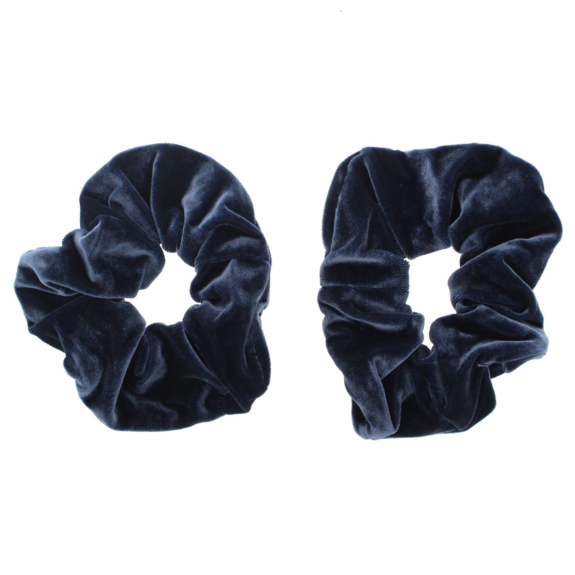 Zac's Alter Ego Pair of Luxurious Velvet Hair Scrunchies - Variety of Colours