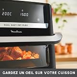 Moulinex Easy Fry Dual Flex, air fryer, Grand tiroir de 9L, Double zone, Séparateur amovible, jusqu'à 8personnes, 7programmes intuitifs, EZ9228F0, noire, Noir - 7