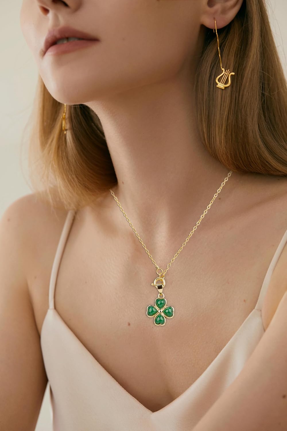 Necklaces for women, Gold Necklace For Women Rose Necklace With Pendant, Aesthetic Necklace, Preppy Jewelry, Trendy Jewelry, Cute Necklaces For Teens And All Women Necklace - Image 6