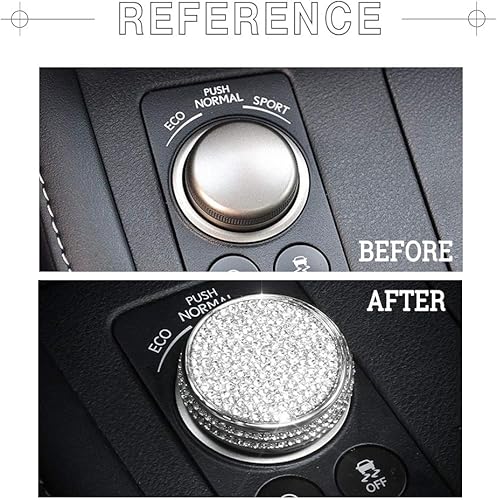 Miniatura 2 de 1797 Compatible modo de conducción seleccione interruptor perilla para Lexus Accesorios Bling Parts ES GS Cap Covers Calcomanías Calcomanías 2018