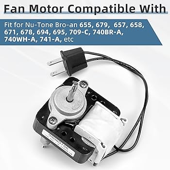 【Annie 】factoy-b revel S99080166 Vent Bath Fan Motor and Blower Wheel Replacement