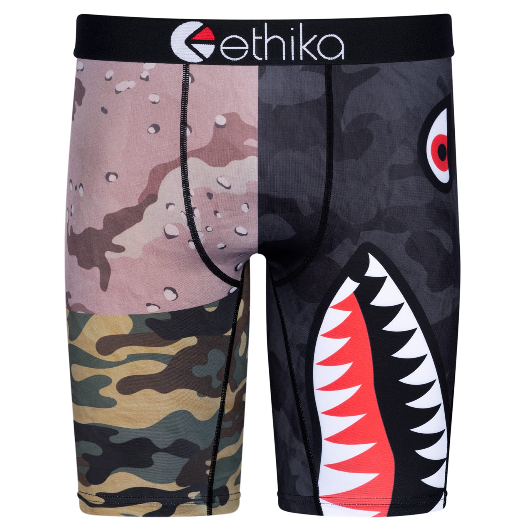 Ethika Mens Staple Boxer Brief Tear Drop Camo