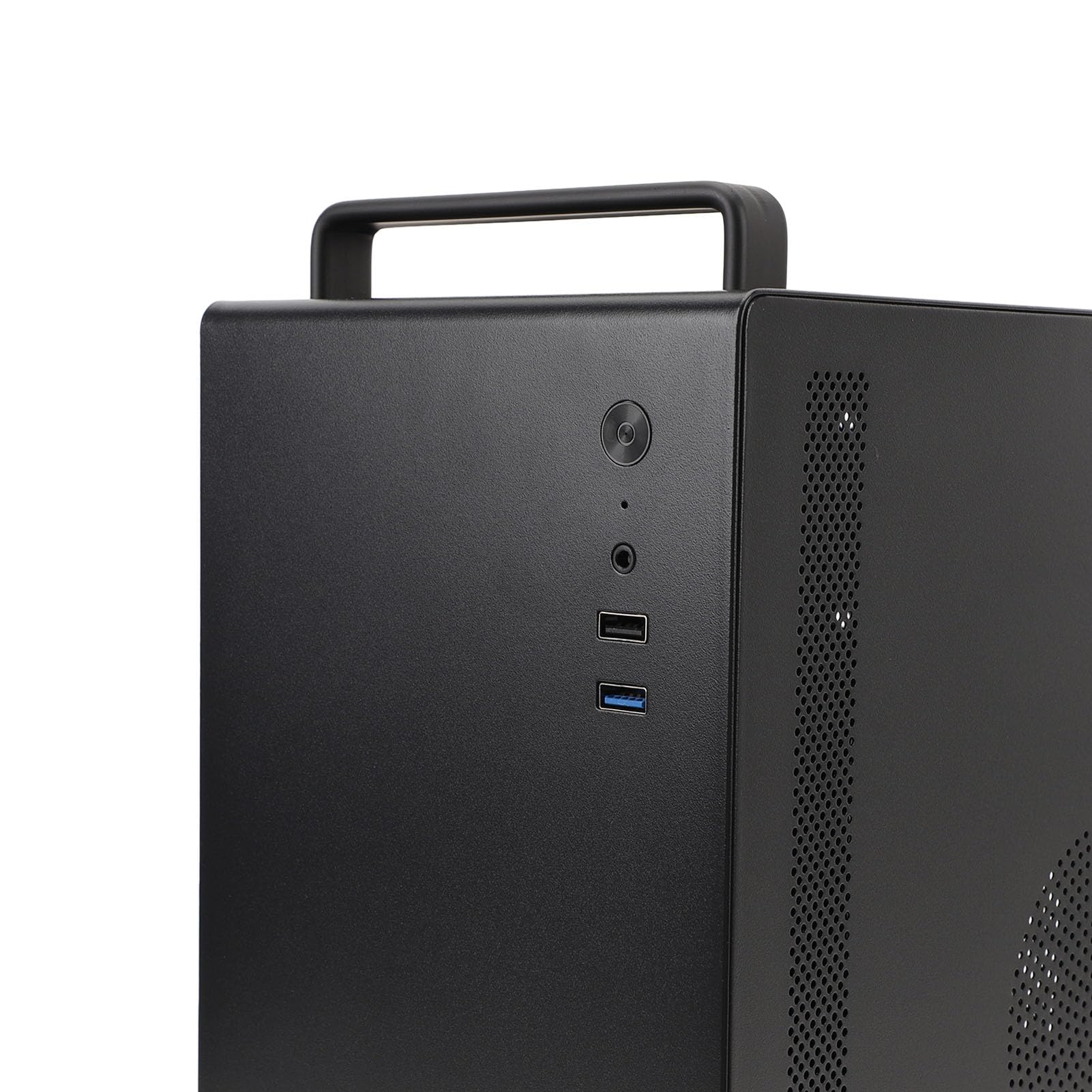 Asixxsix Obudowa Komputera Micro ATX ITX, Obsługuje Dysk SSD HDD z Płytą stalową 0,6 Mm dla Płyt Głównych Micro ATX ITX