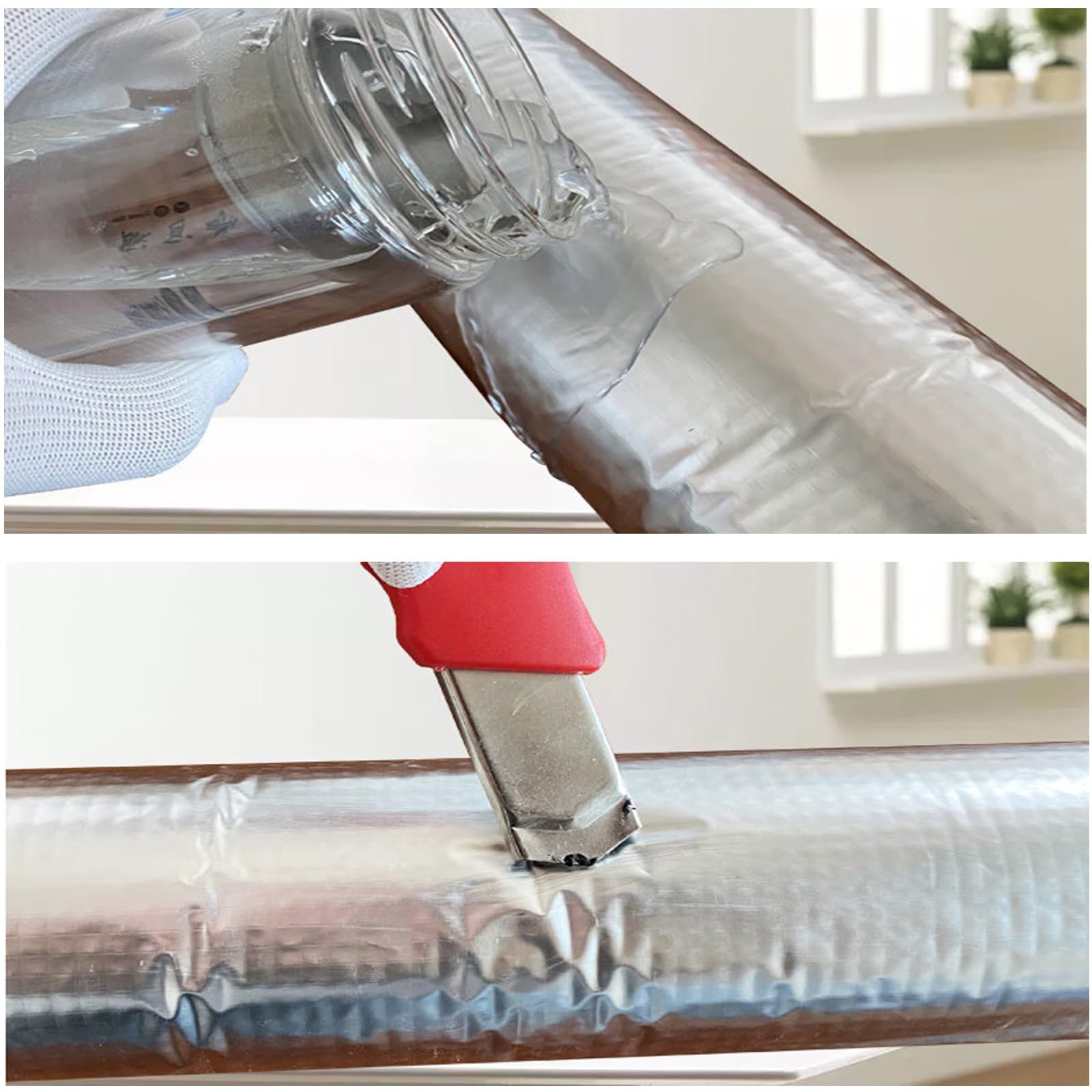 95cm Guaina Isolante in Gomma, ID 22-120mm Tubo Isolante Antigelo per Esterni, Isolante per Tubi in Foglio di Alluminio Autosigillante, per Tubi dell'Acqua Fredda e Calda(TK 30mm/1.2",ID 120 mm/4.7")