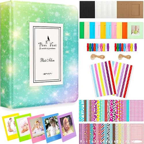 BigTrend - Álbum de películas de papel fotográfico de 2 x 3 pulgadas para cámara Fujifilm Instax Mini, Polaroid Snap, Z2300, cámaras instantáneas