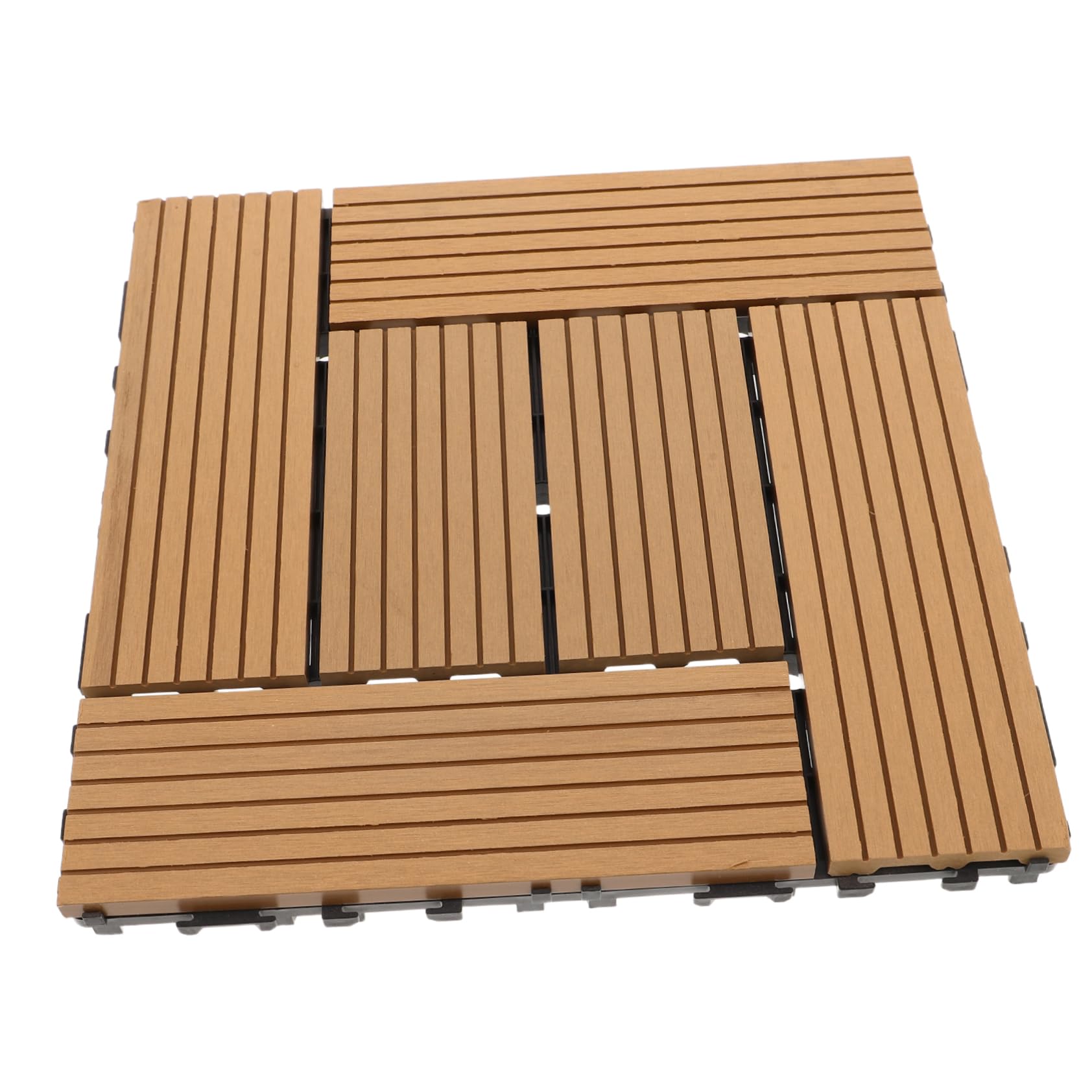 Dalles de terrasse pour balcon extérieur imitation bois et antidérapantes